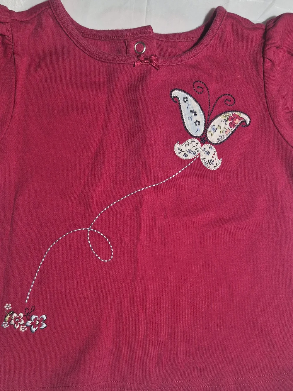 Vintage Gymboree 'Indian Summer' 2003-Corduroy Ruffle Jacket & Butterfly Top